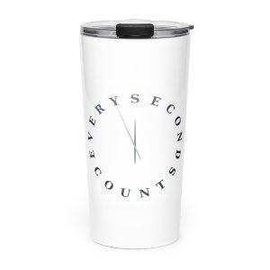 Tapered stainless steel tumbler