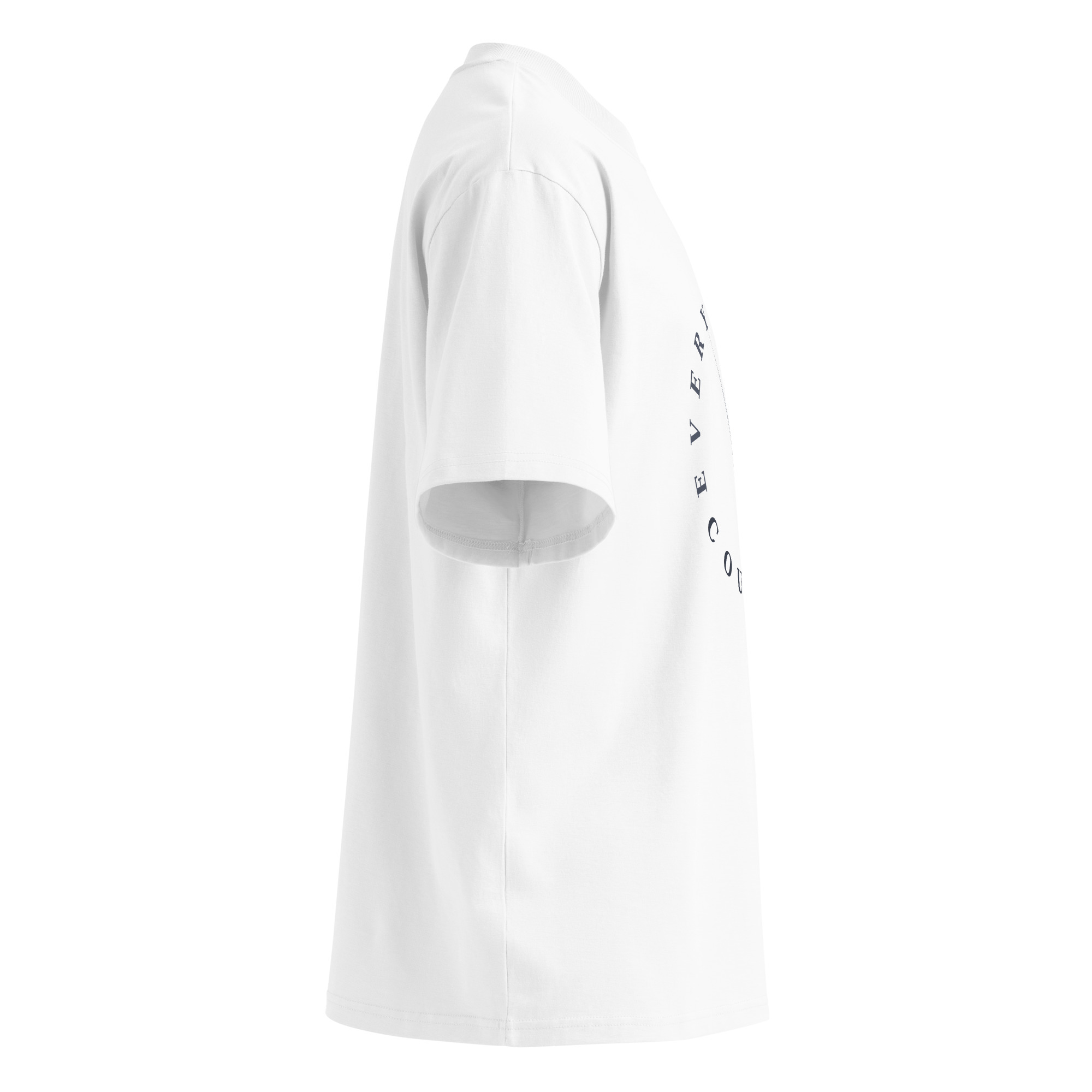 Unisex organic oversized high neck t-shirt - Image 4